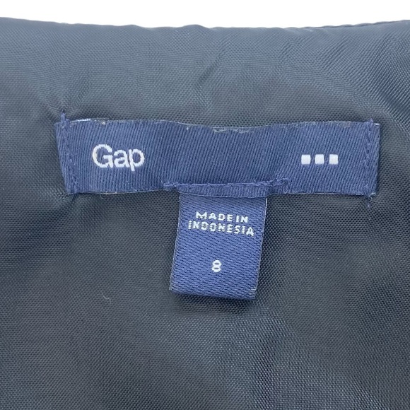 GAP Dark Gray Sleeveless V-Neck Sheath Dress Fully Lined With Pockets EUC Size 8 - Picture 3 of 10